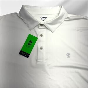 IZOD GOLF Men’s XXL Bright White Polo Shirt